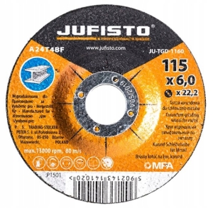 TARCZA DO SZLIFOWANIA METALU 230x6.0mm SZLIFIERSKA