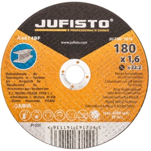 TARCZA DO CIĘCIA STALI METALU 180 x 1.6 mm