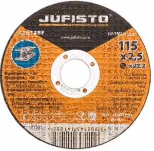 TARCZA DO CIĘCIA STALI METALU 115 x 2.5 x 22.2