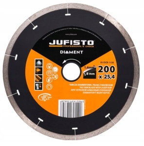 TARCZA DIAMENTOWA PEŁNA SUPER CIENKA 200 x 1,6 mm