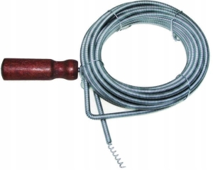 SPIRALA KANALIZACYJNA 9mm x 10m OCYNKOWANA ŻMIJKA