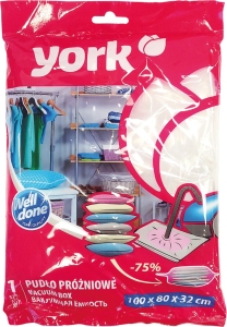 PUDŁO PRÓŻNIOWE WORKI 100x80x32 PODWÓJNY ZAMEK ZIP