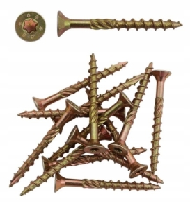 WKRĘT CIESIELSKI DO DREWNA PŁYT TORX 6,0x80 100szt