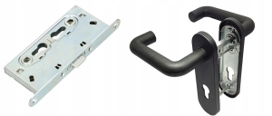 ZAMEK+KLAMKA DO DRZWI PRZECWIPOŻAROWYCH ATEST