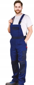 SPODNIE OCHRONNE ROBOCZE NIEBIESKO-GRANATOWE R.50