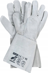 RĘKAWICE OCHRONNE SPAWALNICZE SKÓRA 100% r. 11