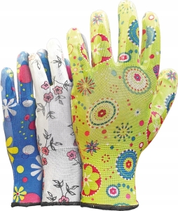 RĘKAWICE RĘKAWICZKI OCHRONNE 9 MIX KOLORÓW 3 PARY