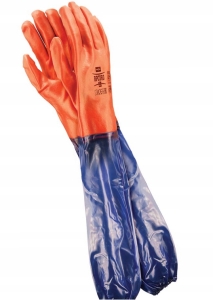 RĘKAWICE OCHRONNE Z PCV 60CM RĘKAW R.10