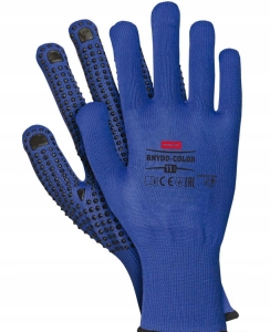 RĘKAWICE OCHRONNE NIEBIESKO CZARNE RNYDO 11