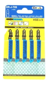 BRZESZCZOT DO WYRZYNARKI 5 szt HSS CHWYT T METAL