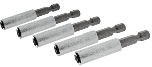 UCHWYT MAGNETYCZNY DO KOŃCÓWEK BITÓW 1/4 60mm 5szt