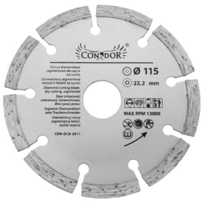 TARCZA DIAMENTOWA CIĘCIA NA SUCHO SEGMENTOWA 115mm