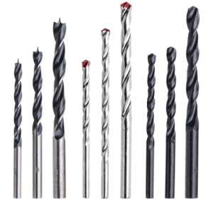 ZESTAW WIERTEŁ DO METALU DREWNA CEGŁY 5-8MM 9SZT