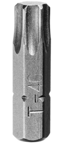 KOŃCÓWKI TORX T40 x 25 mm 3szt BIT BITY GROT TORXY