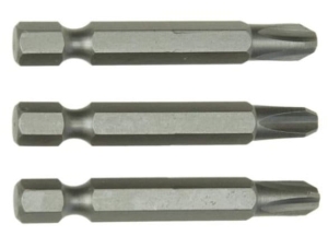 KOŃCÓWKI KRZYŻOWE PH3 x 50mm 3szt BITY BIT KOMPLET